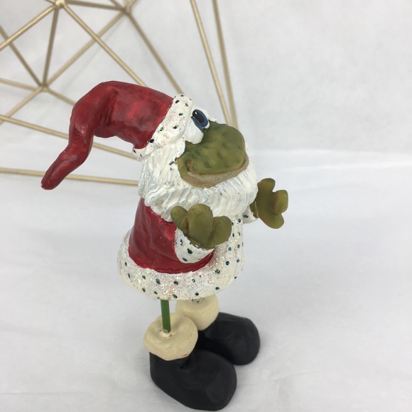 Santa Frog by Enesco - Picture 3 of 6